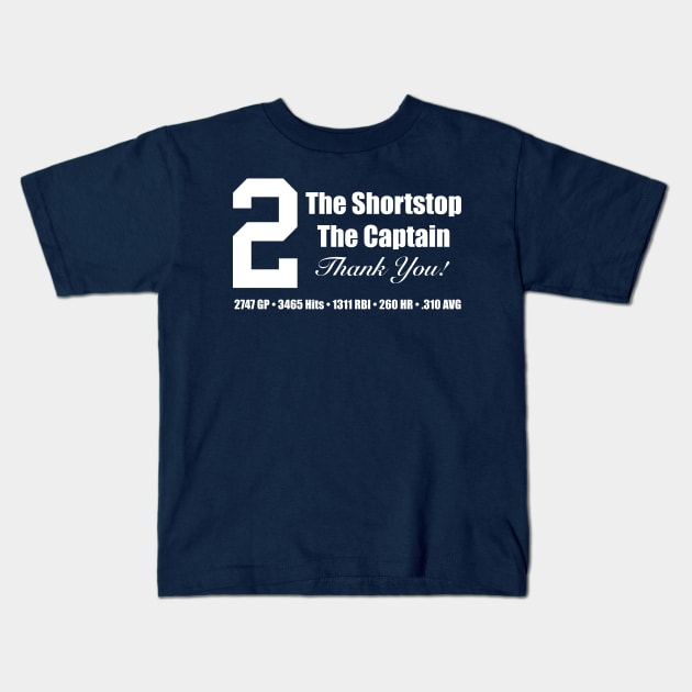 Derek Jeter (NAVY) Kids T-Shirt by ny_islanders_fans